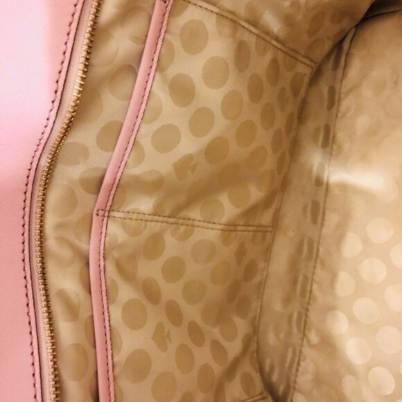Kate Spade NY Harmony Pink Leather Shoulder Bag Tote Purse Large main image 4